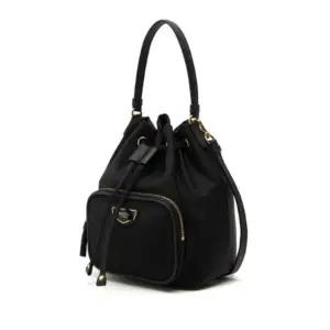 [헤지스](광주신세계)[HAZZYS ACC] 블랙 나일론 혼방 버킷백 HIBA4F303BK