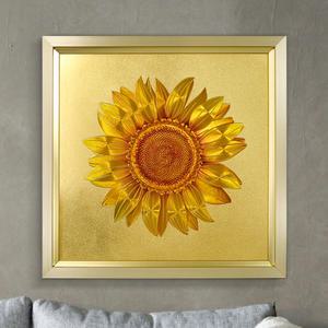 대형 황금 해바라기 벽걸이 액자 돈들어오는 풍수 인테리어 그림 650cm