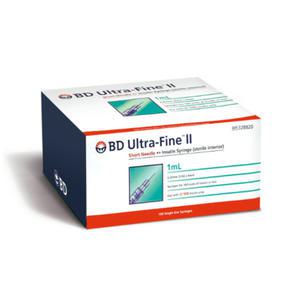BD 인슐린주사기 울트라파인2 1ml 29G 12.7mm (320320) 100개입