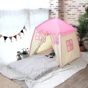 플라워 하우스 아동 인디언 텐트 어린이 공주 싱글 침대