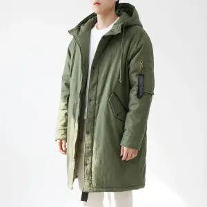 남성 겨울 누빔안감 야상 패딩 사파리 오버핏 야상점퍼 701JP27