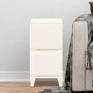 보노 심플리 240 서랍장 2단 슬림형 인테리어 틈새 수납장