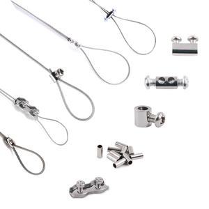 와이어 슬리브 클립 클램프 케이블 로프 압착 연결 고정 단자