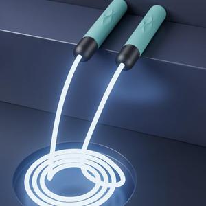 확찐자 탈출 다이어트 야광 형광 발광 빛나는 LED 엘이디 네온 줄넘기 집에서 학교 체육 실내 유산소 운동