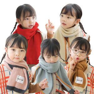 로앤 아동 목도리 (부드러운 남녀공용 키즈 유아동 아기 니트목도리)