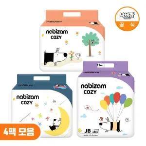 [나비잠] 기저귀 코지 팬티 4팩 모음