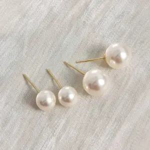 [더블유비엘][연예인착용] wbL 14k 스왈 진주 귀걸이 W