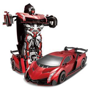 [JIAQI]자동변신 로봇 자동차 RC 변신자동차 트렌스포머 무선자동차  람보르기니 베네노