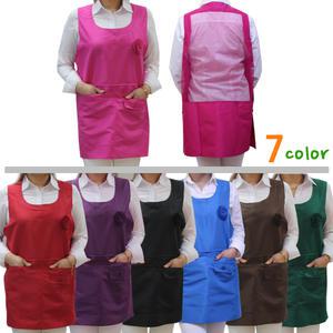 다솜라이프/원피스앞치마 L사이즈88이하 XL특대 사이즈 88 99 착용 요양보호사/요양원/ 망사/여름 복지센터/ 단체 식상서빙