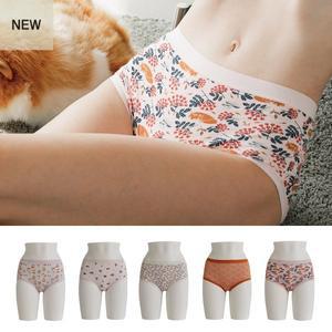 [라페어](김해점) 여우의 꿈 인견 나염 팬티 5종 컬렉션 LWWFW244