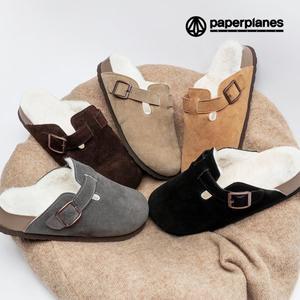 [페이퍼플레인]여성 보스턴 퍼 겨울 털슬리퍼 겨울신발 PP1456