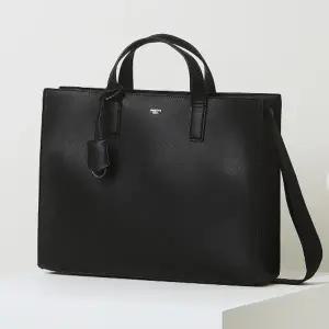 [헤지스](대전신세계)블랙 참장식 서류형 크로스 겸용 토트백 HJBA5F850BK