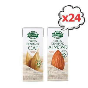 그린덴마크 아몬드 귀리 오트밀 우유 190ml 24팩