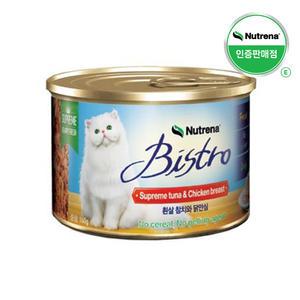 비스트로 흰살 참치와닭안심 24캔 고양이간식