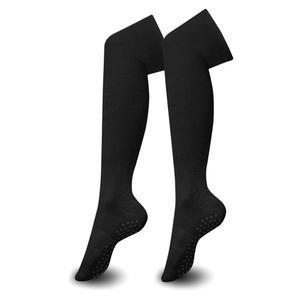 크로커다일 여성용 라리 베이직 요가 오버니삭스 CD214, 블랙, 2족