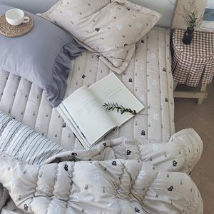 룸마이룸 테디 차렵이불패드세트 SS + 베개솜포함 /싱글이불세트