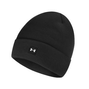 UA 하프타임 커프 러닝 스키 모자 블랙 1373155-001