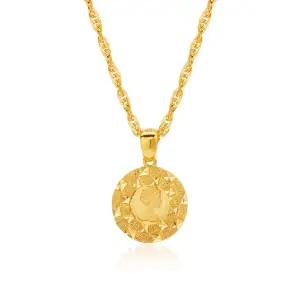 [한국금다이아몬드] 여자 순금 목걸이 엘리자베스코인 24K 18.75g 18K장식