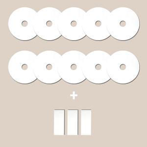 에스틸로 미니 의류 건조기 호환용 교체 필터 원형 배기 필터 원형10장+사각3장