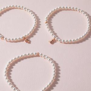 미스폴리 14K 4mm 진주 참팔찌 BG4037-C