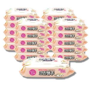 위생대장 크린행주 캡형 80매 X 20팩 베이킹소다함유 대용량위생행주