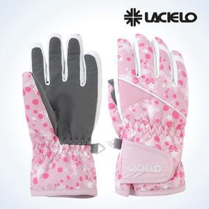[라시엘로]  키즈 스포츠 스노우보드 스키장갑 LAK-2025-PINK