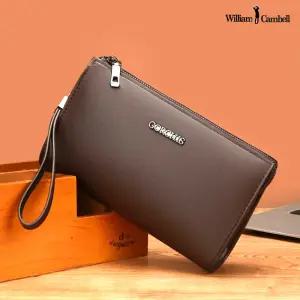 윌리엄캠벨 남성 클러치백 남자 장지갑 핸드폰 수납 손가방 P320