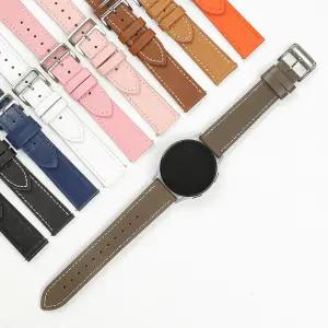 타임스토리 디먼트 갤럭시워치8 7 6 5 4 3 호환 싱글 투어 가죽 스트랩 시계줄 밴드 20mm