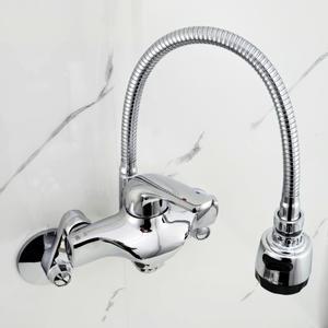 국산 싱크대 수전 (K7002) 벽붙이 코브라 수도꼭지 싱크 씽크 씽크대 주방