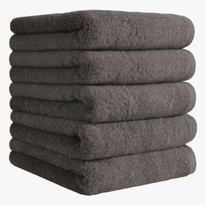 코튼랩 국내산 호텔수건 200g 40수 코마사  애쉬그레이  5개