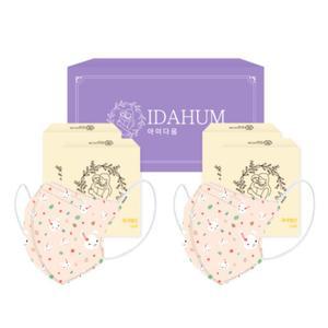 IDAHUM 아이다움 살색 토끼 숨쉬기편한 새부리형 캐릭터 마스크 40매 선물 세트