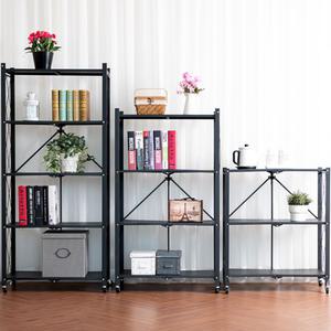 심플 폴딩선반 이동식 진열대 접이식 정리대 철제 틈새 행거 주방 수납 앵글 철제선반