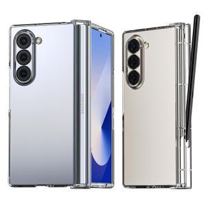 케이맥스 갤럭시 Z 폴드 6 5 힌지보호 투명 케이스+S펜 수납 힌지