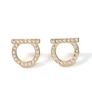 [페라가모] 간치니 크리스탈 76 0122 01 696573 귀걸이