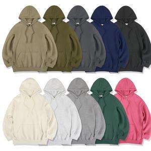 겨울철 두껍고 탄탄한 헤비 쭈리 오버핏 후드티 L~3XL(120) 빅사이즈 남자 남성 남녀 공용