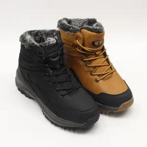 지드 0605 방한워커 - 빅사이즈 남성 털방한화 겨울 워커 미드탑 퍼안감 운동화