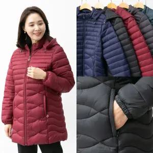 엄마옷 마미소 웰런 롱 패딩 잠바 점퍼 누빔 방한 겨울 할머니 빅사이즈 40 70 마담 중년 여성 옷