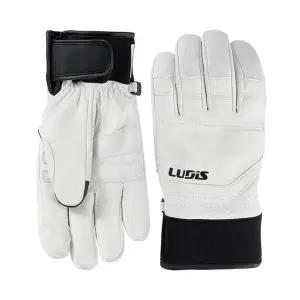 [루디스]스노우프로 LUP01MG08 화이트 스키 보드 오지 방한 가죽 장갑