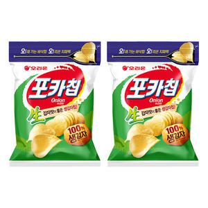 오리온 포카칩 어니언 지퍼백 266g, 2개