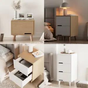 침대 협탁 옆 선반 서랍장 사이드테이블 협탁 틈새 미니 이케아