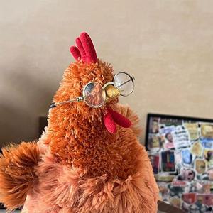 [기타]귀여운 애완 닭 인형 쓸데없는 웃긴 선물 쓸모없는 암탉 치킨 꼬꼬 인테리어 소품 미니어처