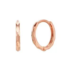 갤러리아 여자 18K 귀걸이 원터치 링 금귀걸이 컷팅 링 9mm