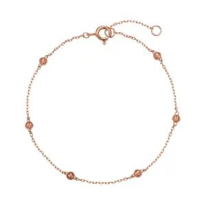 갤러리아 여자 14K 체인 팔찌 금팔찌 볼