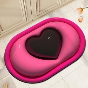 3D 입체 착시 패브릭 발매트 특이한 욕실 화장실 부엌 주방 빨아쓰는 발매트