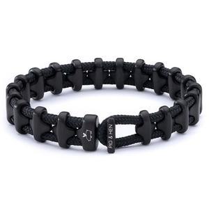 [PIG&HEN]피그앤헨 볼드 밥 팔찌 - 블랙X블랙