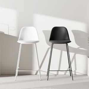 [숨결]허니 미드센츄리 모던 카페 철제 바의자