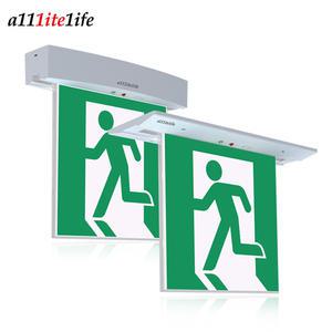 올라이트 천장형 피난구 유도등 대형 노출형 매립형 단면 양면 모음 EL-ICS250SL2