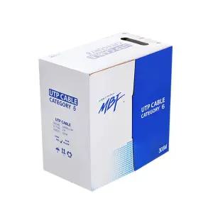 CAT.6 UTP 기가비트 랜선 박스 305m 블랙 MBF-C6-305BK [H@lu]