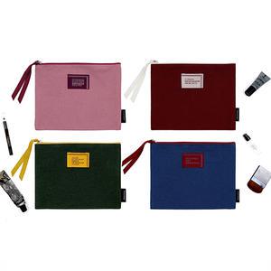 덕플러스문구 세계문학 레터링 다용도 파우치