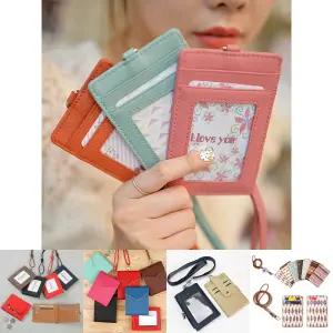 소가죽 멜로우 카드홀더 목걸이형/보관/수납/간편/편리/휴대용/목골이/목걸이/여자/학생/목지갑/학생증